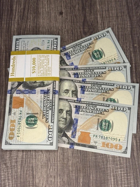 $500 In Real US Cash - 5 Circulated One Hundred Dollar Bills (Series 2009, 2013, 2017)