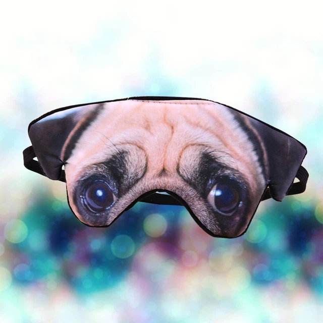 3D Hund Muster Augenmaske Lustige Schatten Nickerchen Abdeckung Augenbinde Schla