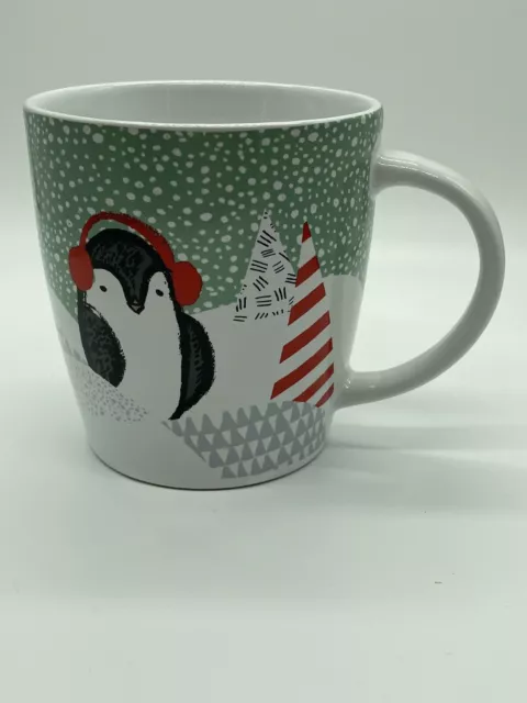 Starbucks Penguin Mug Christmas Coffee Cup - Large 12 Oz Holiday Collection 2016