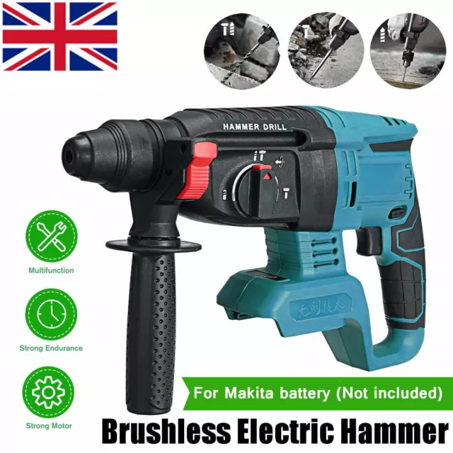 18V For Makita Brushless Hammer SDS+ Rotary Drill Body Only DHR242Z Cordless