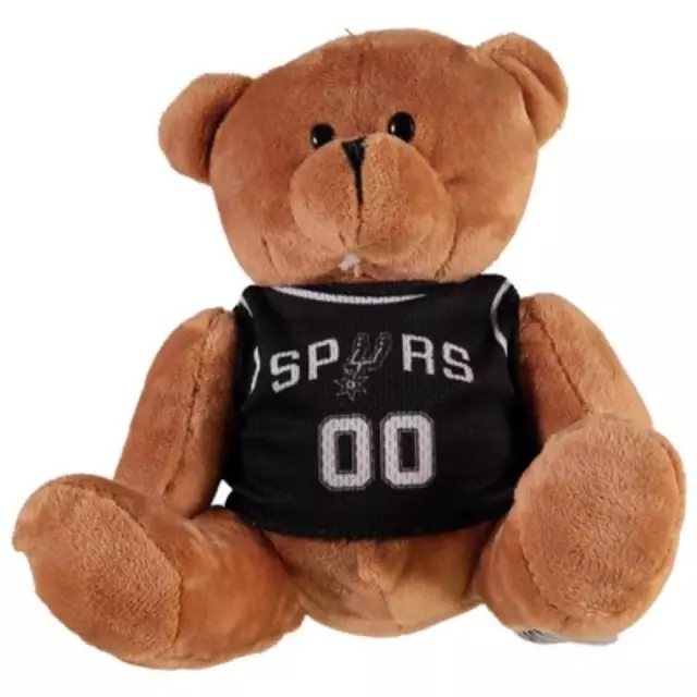 NBA Basketball Geschenkset (Größe Einheitsgröße) San Antonio Spurs Trikot Teddybär - Neu