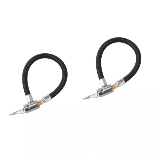 2 Pack Locking Air Chuck Tire Inflator Hose Adapter Pneumatic