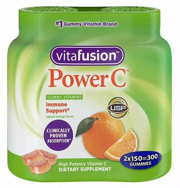 Vitafusion Power C Immune Unterstützung Nahrungsergänzungsmittel Gummi Vitamine