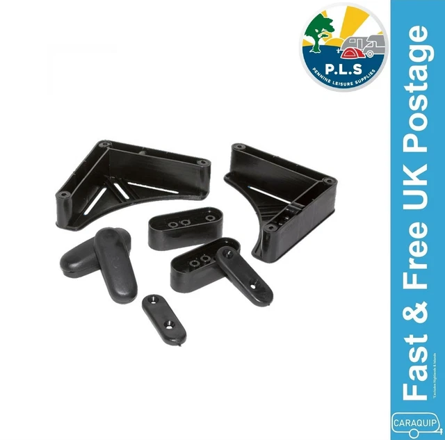 CAMPERVAN TABLE STORAGE Bracket Table Kit Black Caravan VW Camper Van