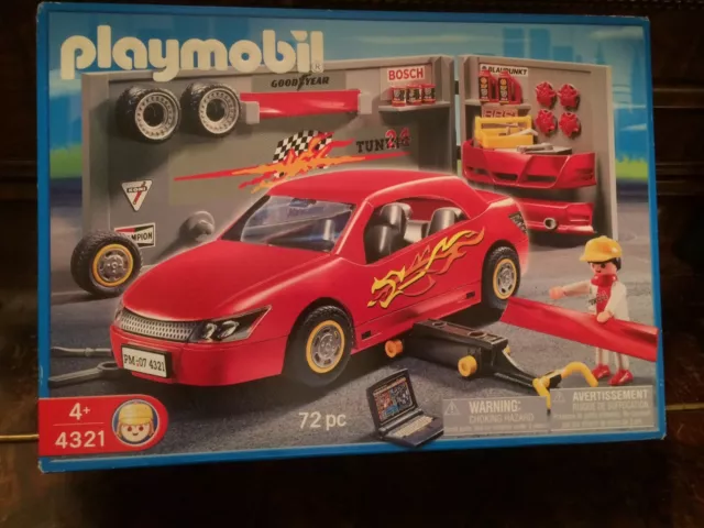 Bibliografi nedenunder oprindelse PLAYMOBIL 4321 RED Racecar in Tuning Shop NEW in Box $55.55 - PicClick