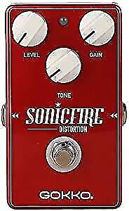 GOKKO AUDIO SONICFIRE Distortion Guitar Effects Pedal 113.78