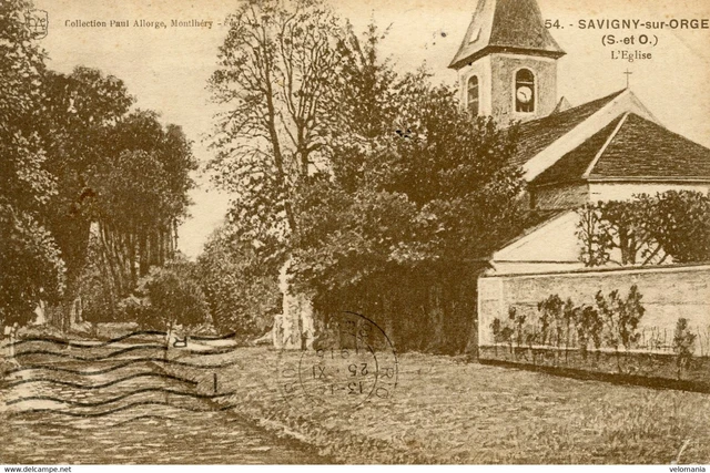 S10385 cpa 91 Savigny sur Orge - L'Eglise