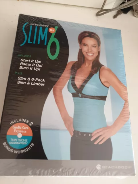 DEBBIE SIEBERS SLIM IN 6 SLIM TRAINING WORKOUT 3 DVD set