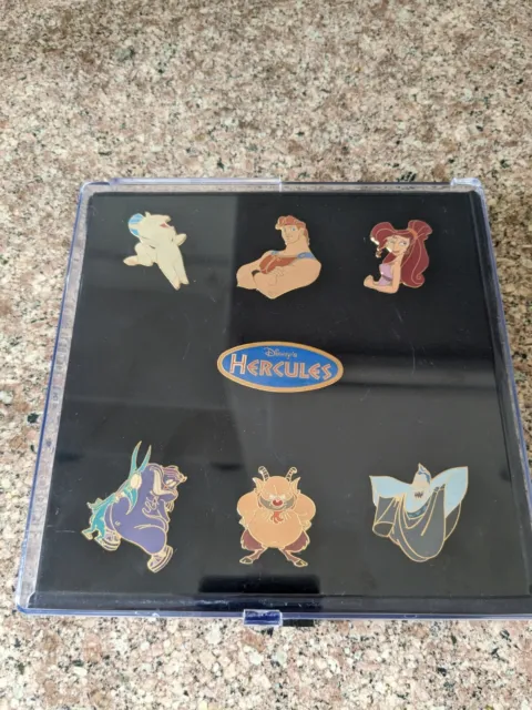 Disney Hercules Lapel Pin Set with Case