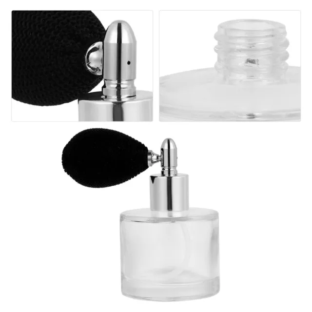50 ml airbag botella de perfume viaje vidrio cosmético atomizador de perfume