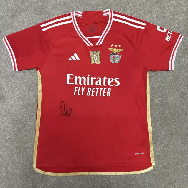 Signed RUI COSTA Benfica 2023/24 Home Shirt - with COA and Exact Photo Proof