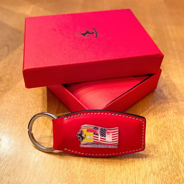 Genuine Authentic FERRARI 60 Years Anniversary Keyring SEALED!