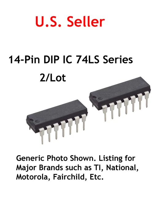 1 PC) JM38510/08101BCA SIGNETICS NAND Gate 2-Element 4-IN Bipolar 14 - Foto 2