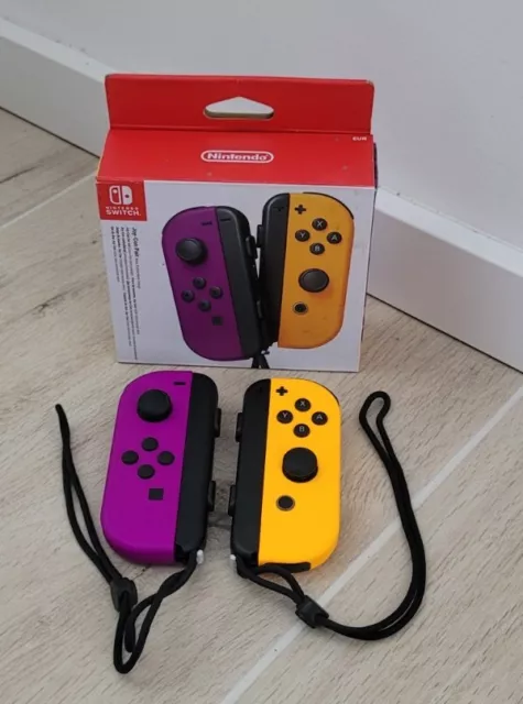 Nintendo Jou-Con Bluetooth Controller - Neon Lila/ Neon Orange, 2 Stück