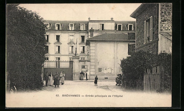 CPA Brévannes, Entrée principale de l´Hopital