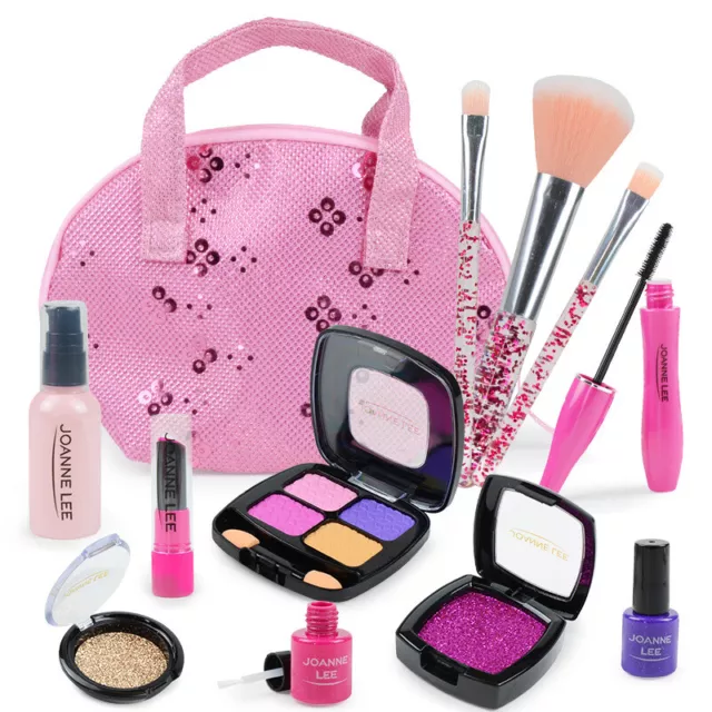 Girls Children beauty set Pretend Play Makeup Toy Cosmetic Bag