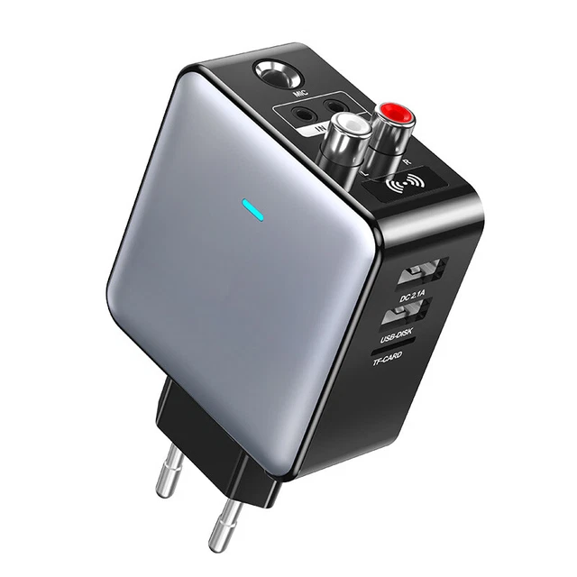 Récepteur émetteur Bluetooth 2 en 1 adaptateur audio stéréo TV à distance