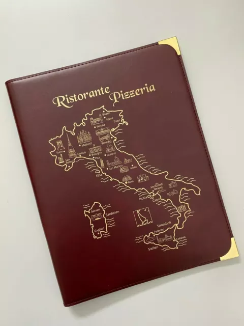 Speisekarte ITALIEN Pizzeria Ristorante SP3 Speisekarten-Mappe
