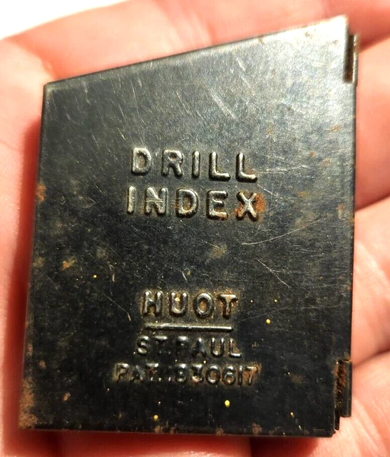 HUOT DRILL INDEX Metal Box Holder St. Paul keeps pieces and tools