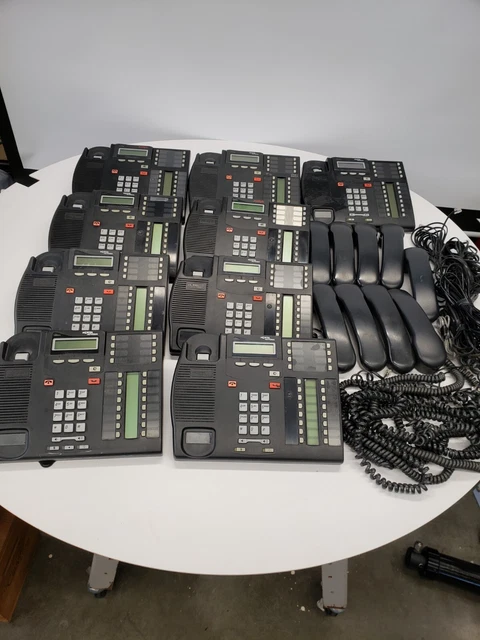 Nortel Networks 4 /T7316E & 5 /T731Desktop Business Phones Lot of 9 - Preowned