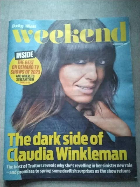 Daily Mail Weekend Magazine 30th December 2023 Claudia Winkleman