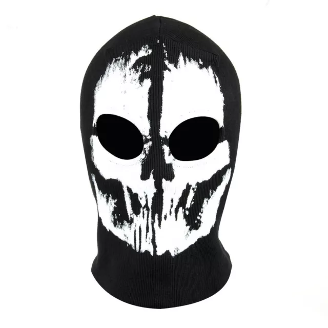 Sturmhaube Maske Totenkopf Schädel Tod Sensenmann Motorrad Biker BMX Halloween