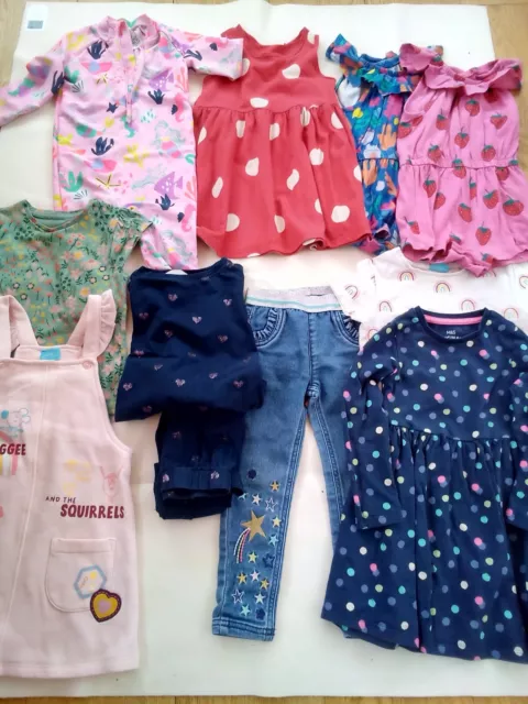 Large bundle girls clothes age 2/3