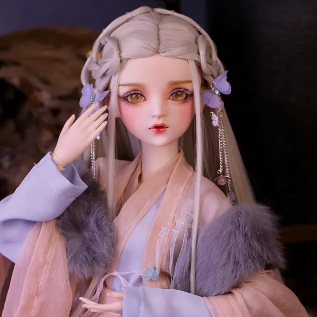1 3 BJD DOLL 60cm Girl Toys With Makeup Changeable Eyes Wigs