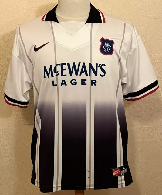 Maillot de football GLASGOW RANGERS - saison 1997/1998 - extérieur - taille L