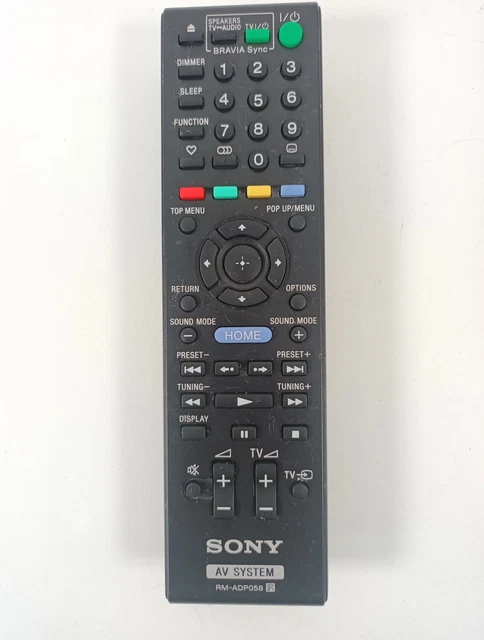 GENUINE RM-ADP058 REMOTE Control For Sony AV System BDV-E880 BDV-E980 ...