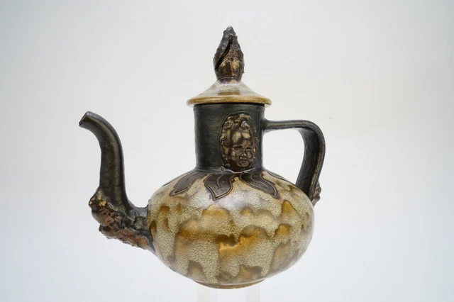 THÉIERE GRÈS SALÉ ART DÉCO, monogrammée MARCELLUS AUBRY (Belgique, 1909-1982) EUR 139,90 - FR