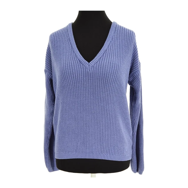 NA-KD M Blu Acrilico, Cotone Donna Maglione Manica Lunga Camicia Eu 40, UK 12, 8