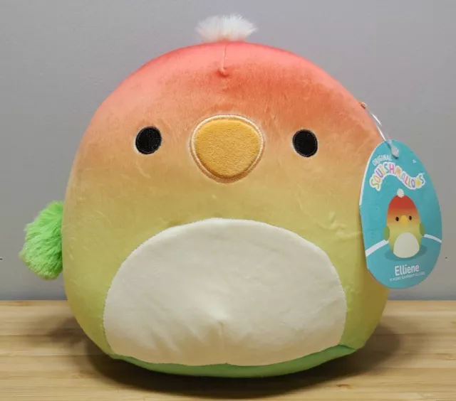 Squishmallows 7" Elliene the Sun Conure Parrot - Exotic -Canadian Exclusive 2022