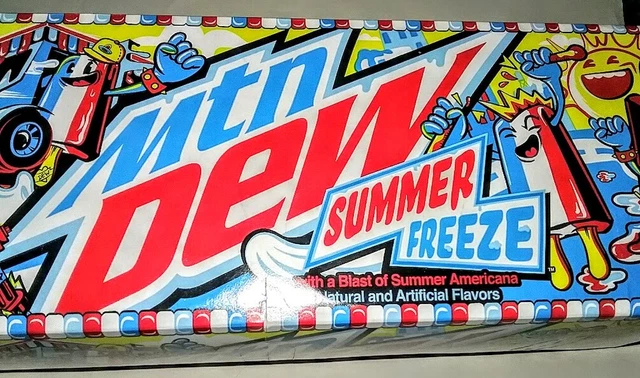 🌟😎🔥2023  SUMMER FREEZE MTN DEW🎁😎🎁 Mountain Dew FULL CASE