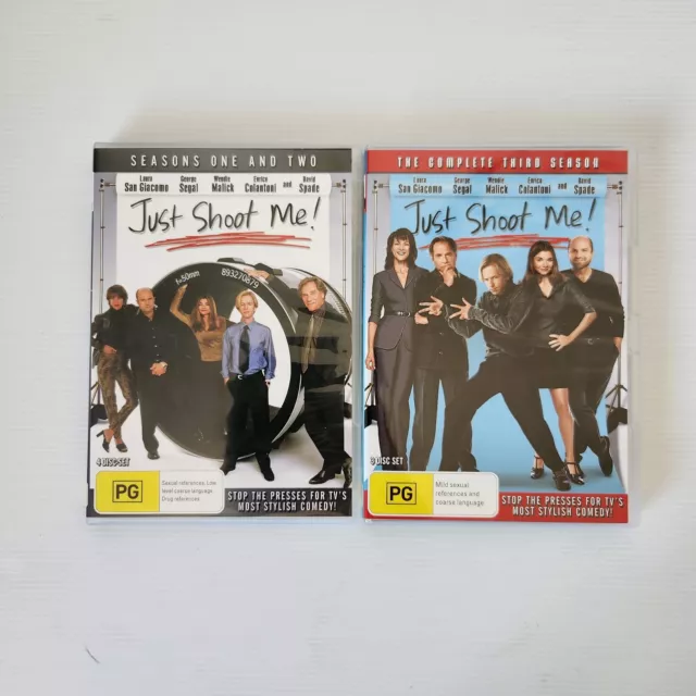 Just Shoot Me! Season 1-3 1 2 3 DVD Region 4 NTSC Free Postage