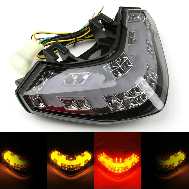 LED Integrated Turn Signals Taillight For Ducati Multistrada 1200 10-14 Smoke