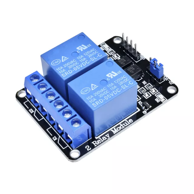 5V Two 2 Channel Relay Module With optocoupler For PIC AVR DSP ARM  Arduino