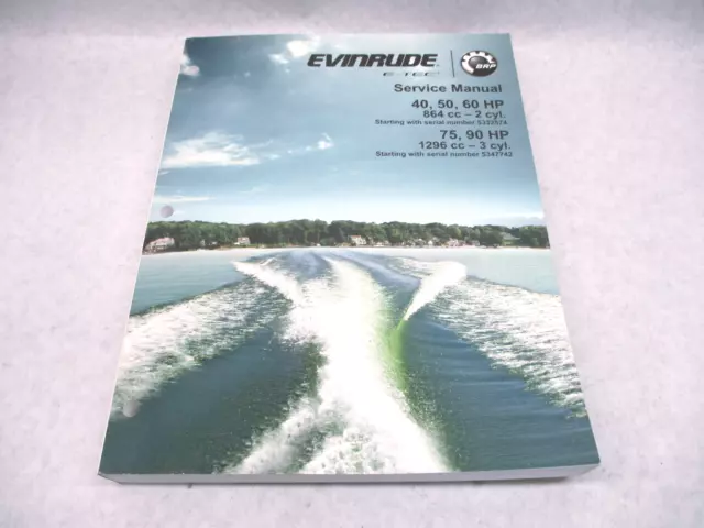5009005 BRP Evinrude Outboard Service Repair Manual E-Tec 40-90 HP 2013