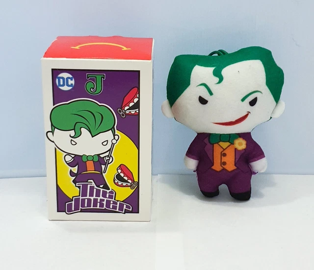 MCDONALDS DC THE Joker Soft Hangable Plush Toy OG Box Villain