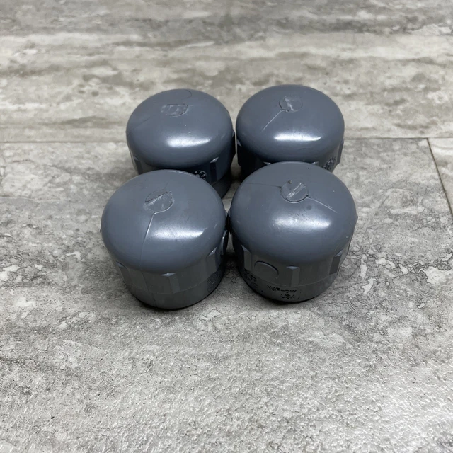Lot Of 4 Georg Fischer GF NSF-PW SCH 80 CPVC 3/4” Heavy Duty Slip Cap, New