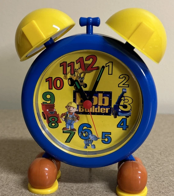 BOB THE BUILDER Alarm Clock With Hard Hats And Boots 18.99 PicClick