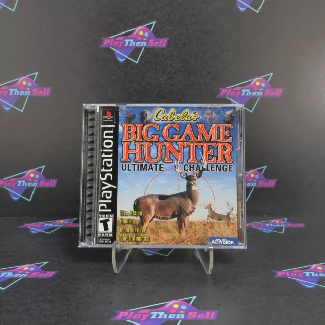 Cabela's Big Game Hunter Ultimate Challenge PS1 PlayStation 1 - Complete CIB