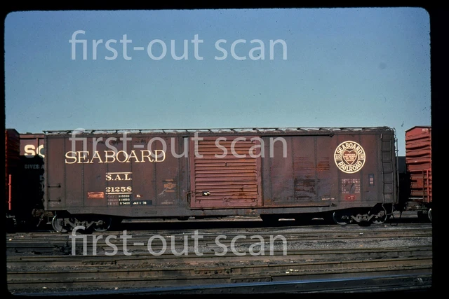 R DUPLICATE SLIDE - Seaboard SAL 21258 Box Car