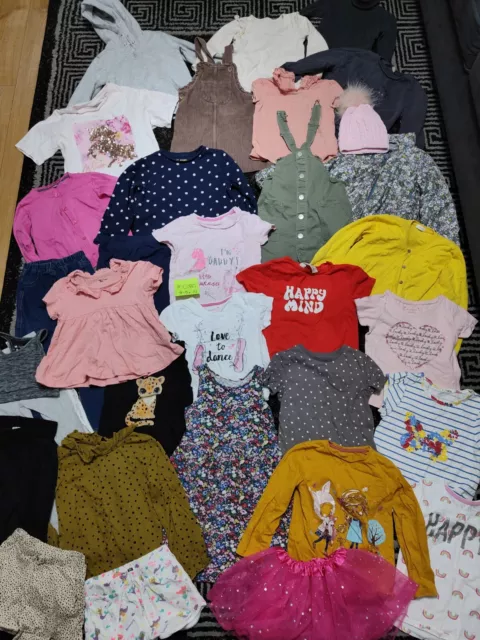 #086💜 Huge Bundle Of Girls Clothes 4-5years GEORGE NEXT TU H&M F&F GAP PRIMARK