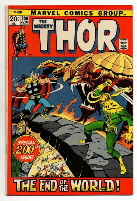 Thor Vol 1 No 200 Jan 1972 (VFN/NM) (9.0) Marvel, Bronze Age (1970 - 1979)
