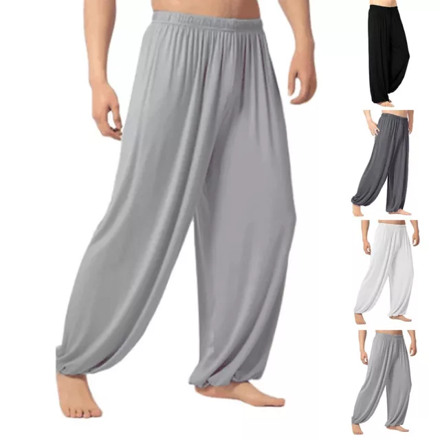 Pantalon de survêtement homme ample joggers pour yoga danse entraînement taill