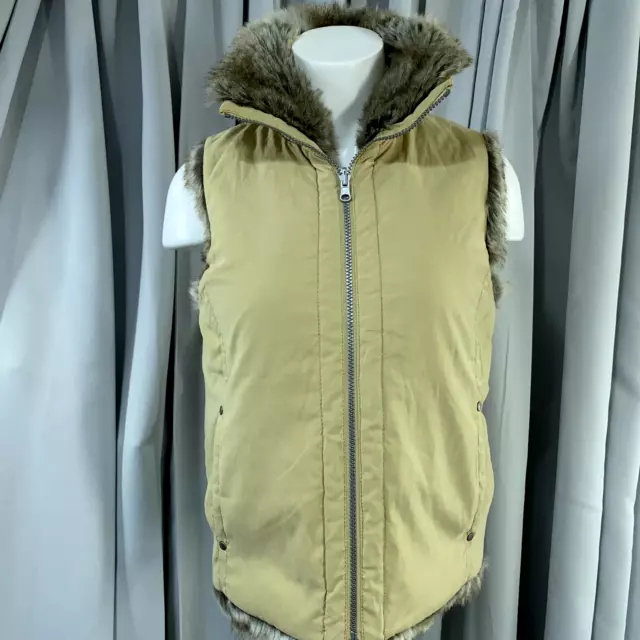 Weatherproof faux deals fur vest