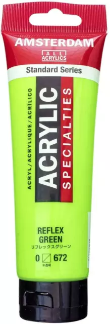 Amsterdam Acrylic 120Ml Reflex Green Fluorescent paint