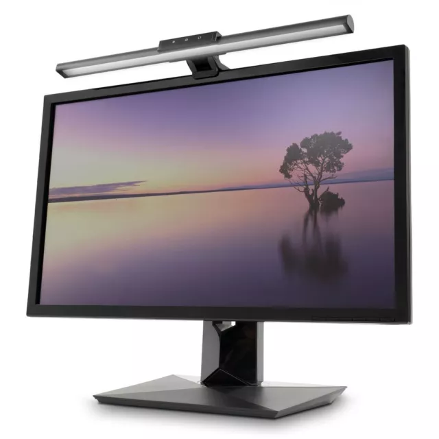 LED Monitor Lampe Light Bar USB Laptop Bildschirm-Leuchte Licht dimmbar schwarz