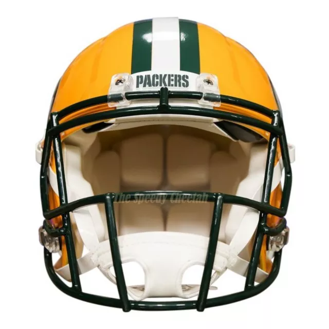 GREEN BAY PACKERS Riddell Speed NFL Authentic Football Helmet 3